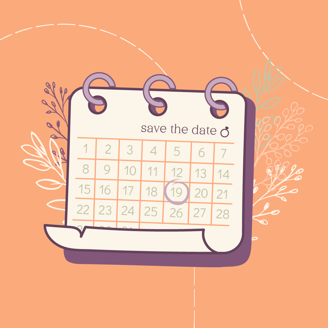 Save The Date Illustration made by WhiteClover